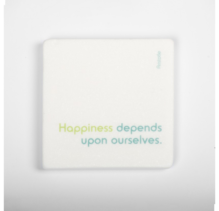 Coaster with a Quote
