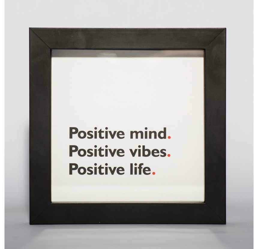 "It's all about positivity" "It's all about positivity"
